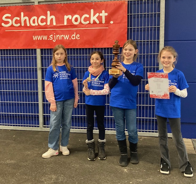 Unsere Mädchen sind Landesschulschachmeisterinnen NRW 2023!!!